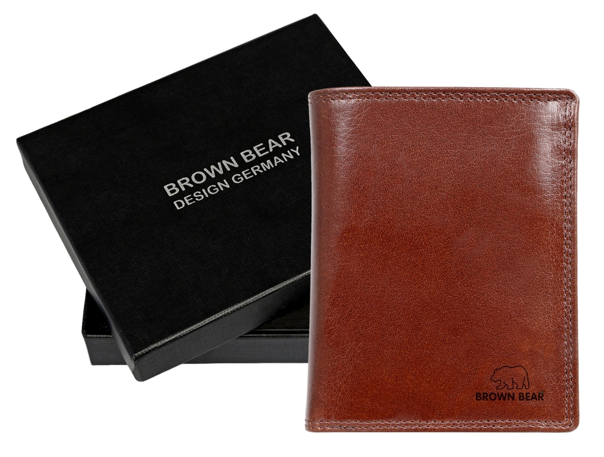 LF 8005 Brown D TBR Classic | Geldbörse CL Hochformat D Braun Toscana - Bear | BB LF RFID Braun-Tobacco 8005